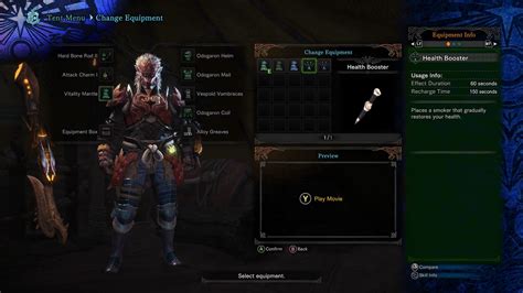 monster hunter world health boost.